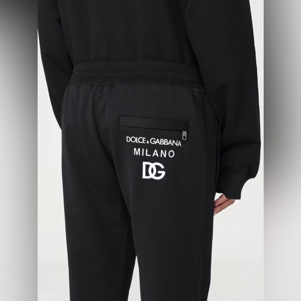Dolce & Gabbana jogging pants with embossed tag/embroidered LoGo ⭐️RARE 46 - Picture 4 of 15